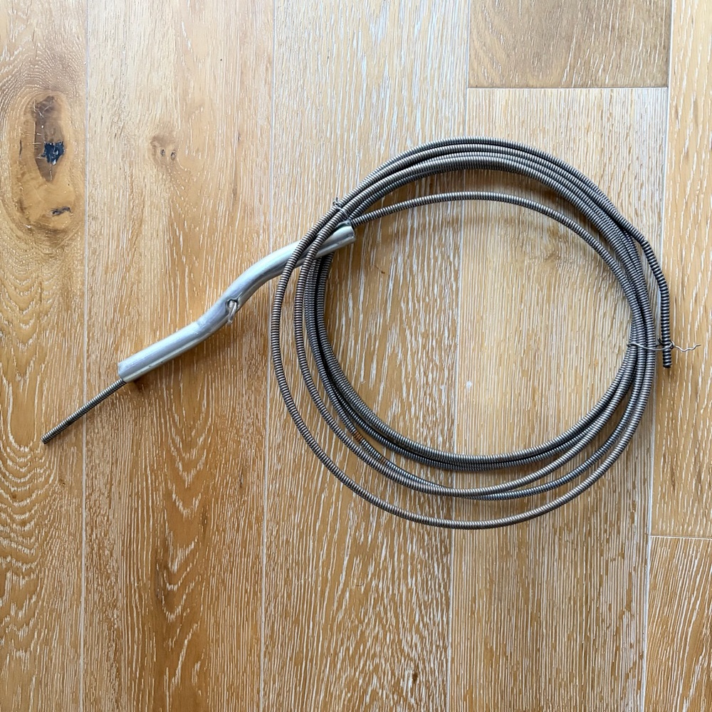 Aqualine Drain Clearer (plumbing snake/auger) 1/4” x 15’